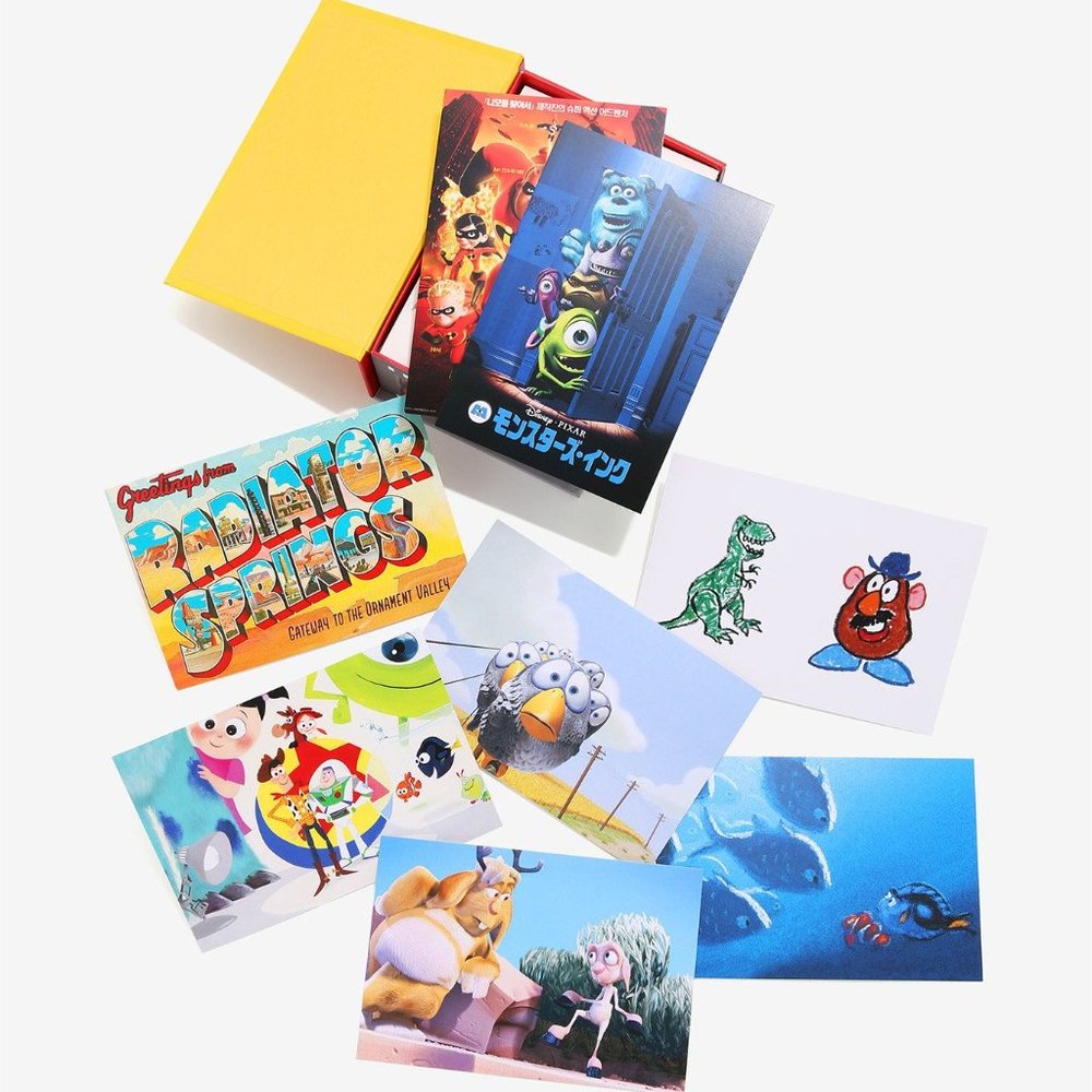 MOVING SALE- Set of 52 Pixar Collectible Postcards